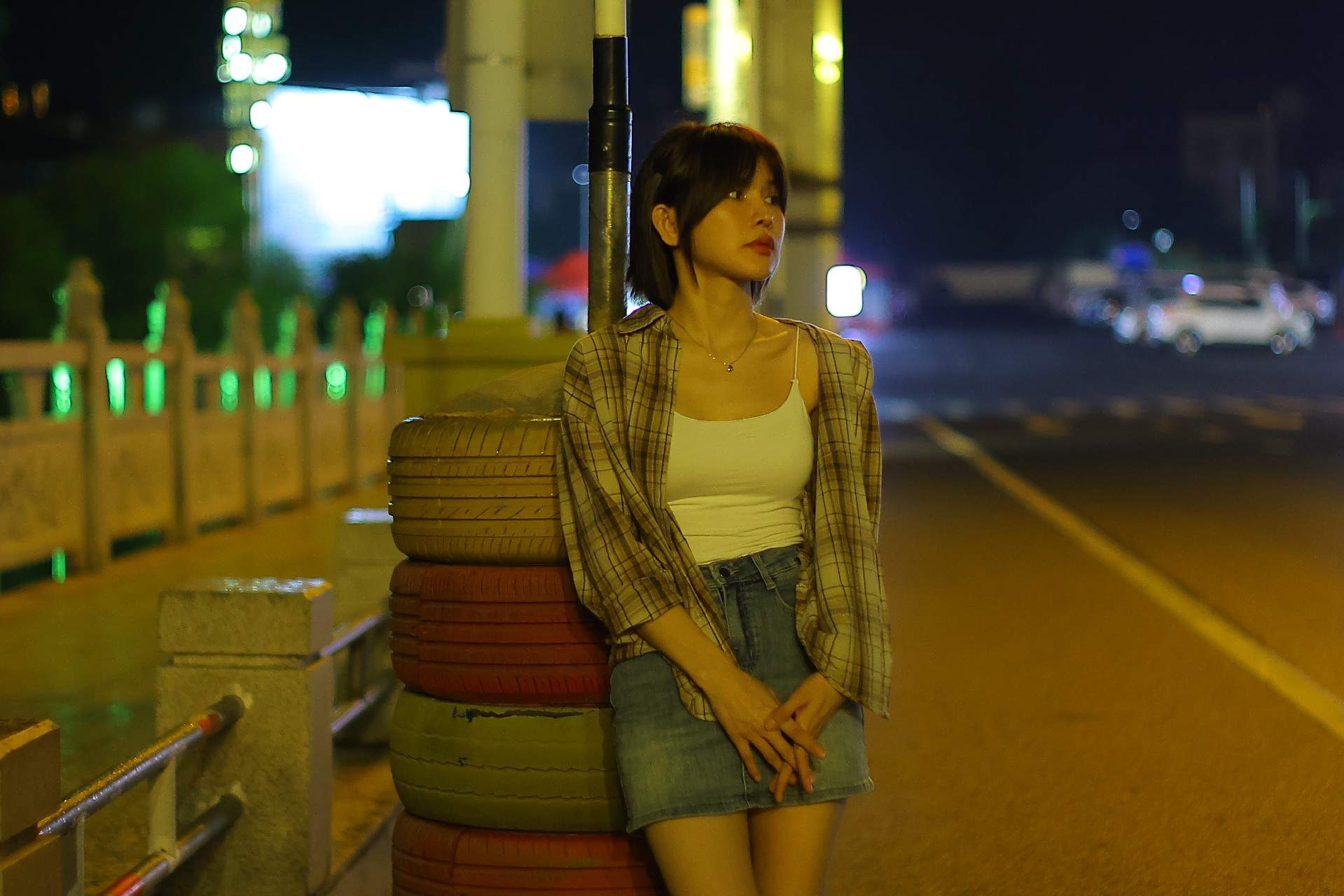 北流之夜，佳人如画